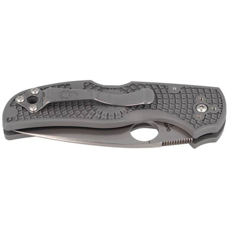 Nóż składany Spyderco Native 5 FRN Grey Maxamet Plain (C41PGY5)