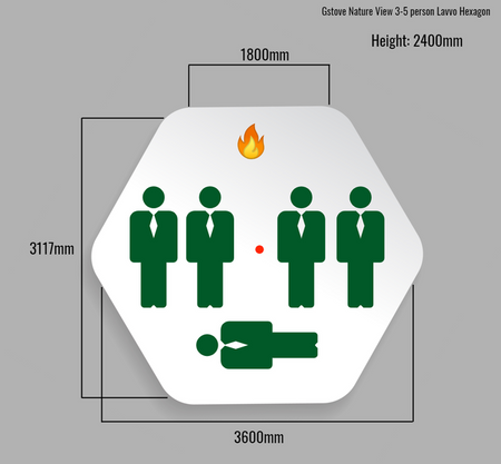 Namiot Tipi - Gstove Nature View Tipi 3-5 Hexagon