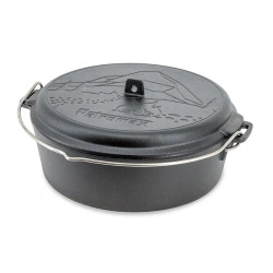 Kociołek żeliwny Petromax Dutch Oven FT6 Essential z płaskim dnem