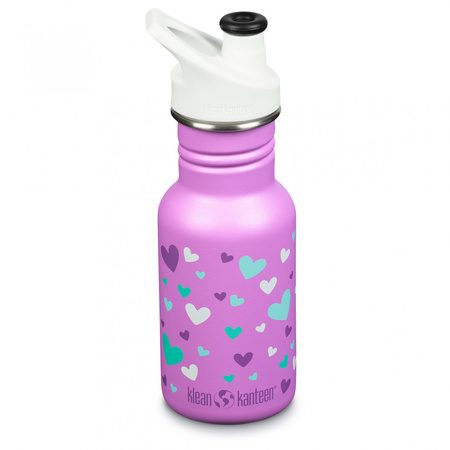 Butelka Kid Klean Kanteen Classic (mit Sport Cap) 355ml Orchid Hearts