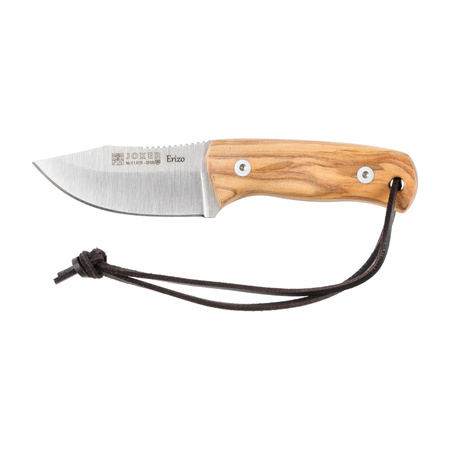Nóż bushcraft Erizo CO75 - Joker - Drzewo oliwne