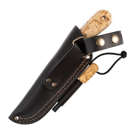 Nóż bushcraft Montanero CL135-P - Joker - Brzoza Karelska - Krzesiwo