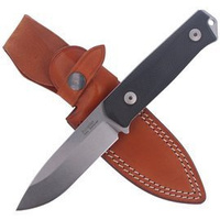 Nóż LionSteel Bushcraft Black G10 / Stone Washed (B41 GBK)