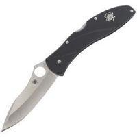 Nóż składany Spyderco Centofante 3 Black FRN Plain - C66PBK3