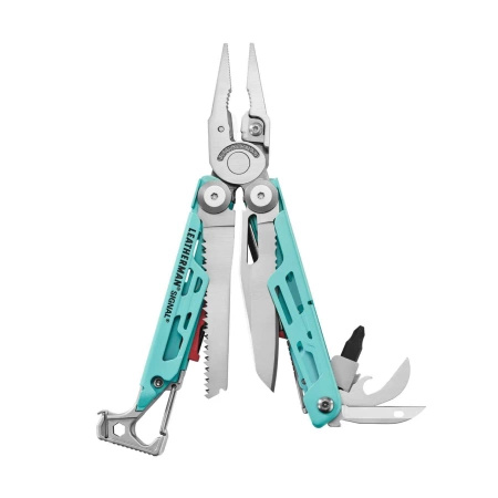 Multitool Leatherman Signal Aqua (833187) - 19 narzędzi