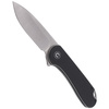 Nóż CIVIVI Elementum Flipper Black G10, Satin Finish (C907A)