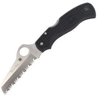 Nóż ratowniczy Spyderco Rescue 79mm Lightweight Black Spyder - C45SBK