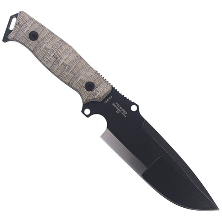 Nóż surwiwalowy FOX Sherpa Canvas Micarta 140mm (FX-610)