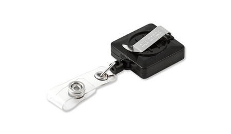 KEY-BAK - Retraktor Retract-A-Badge ID Square with Clip - 0200-107