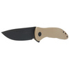 Nóż Civivi Synergy3 Tan G10, Black Stonewashed Nitro-V by Jim O'Young (C20075D-2)