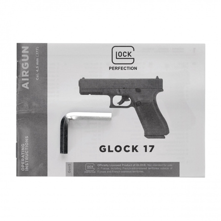 Glock - Pistolet wiatrówka Glock 17 gen 5. 4,5 mm blowback