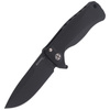 Nóż składany LionSteel SR Flipper Aluminum Black / Black Blade (SR22A BB)
