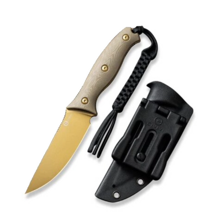 Nóż Civivi Stormridge Tan G10, Desert Tan Stonewashed Nitro-V (C23041-2)