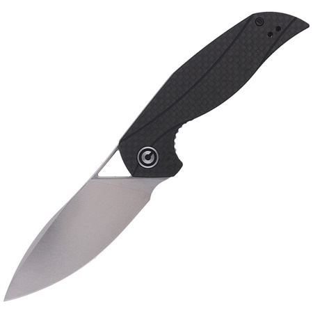Nóż CIVIVI Anthropos Black G10 / Carbon Fiber, Satin Finish by Elijah Isham (C903BC)