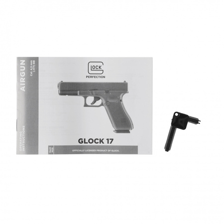 Glock - Replika pistolet ASG Glock 17 gen5 6 mm BB szara