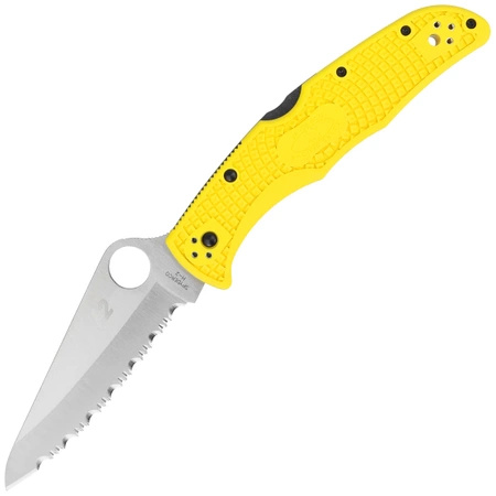 Nóż składany Spyderco Pacific Salt 2 FRN Yellow, Spyder H2 (C91SYL2)