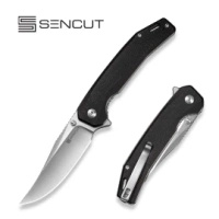 Sencut - Nóż składany Vornix Black Canvas Micarta, Satin 9Cr18MoV (S25038-2)