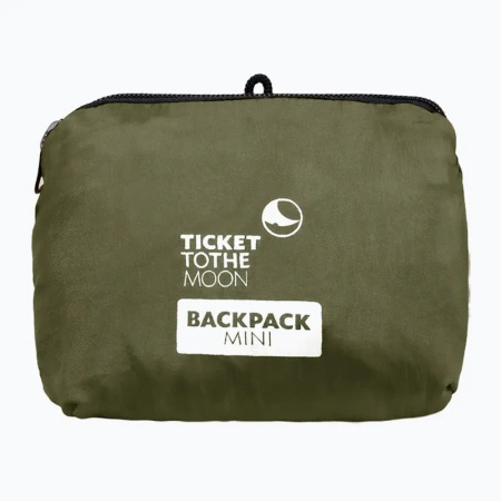 Ticket To The Moon - Plecak składany Mini Backpack - Army Green / Khaki