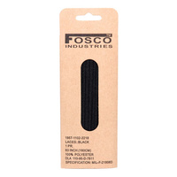 Fosco Industries - Sznurówki 160 cm - czarne