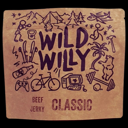Suszona Wołowina Beef Jerky - Wild Willy - Classic - 100g