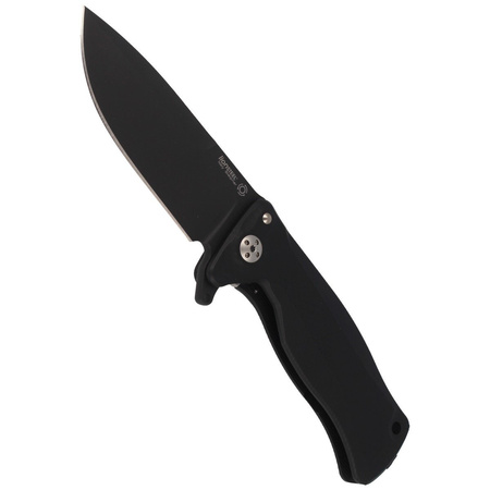 Nóż składany LionSteel SR Flipper Aluminum Black / Black Blade (SR11A BB)