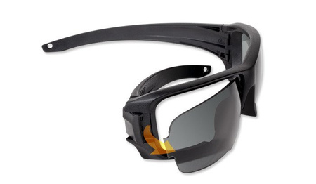 ESS - Okulary Rollbar Tactical Subdued Logo Kit - Czarne - Clear / Smoke Gray - EE9018-05