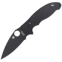 Nóż składany Spyderco Manix 2 G-10 Black / Black Blade - C101GPBBK2