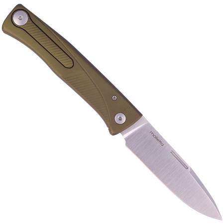 Nóż składany LionSteel Thrill Green Aluminium, Satin M390 by Molletta (TL A GS)