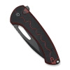 Nóż składany Sencut Squiggy Burgundy/Black G10, Black 9Cr18MoV (S24082A-3)