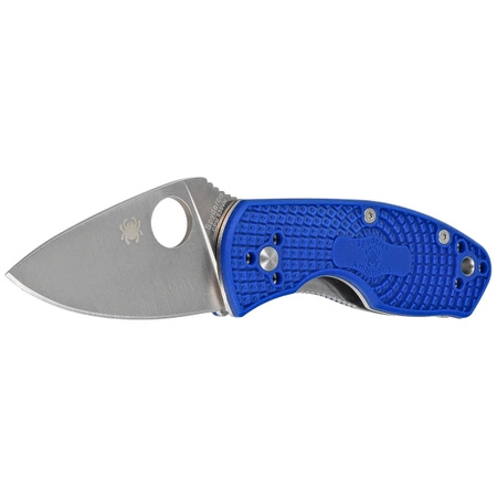 Nóż składany Spyderco Ambitious Lightweight Blue FRN, Satin Plain CPM S35VN (C148PBL)