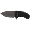 Nóż składany LionSteel KUR G10 Black, Stone Washed Blade (KUR BK)