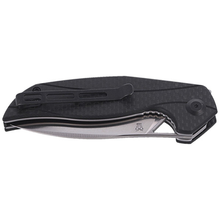 Nóż CIVIVI Anthropos Black G10 / Carbon Fiber, Satin Finish by Elijah Isham (C903BC)