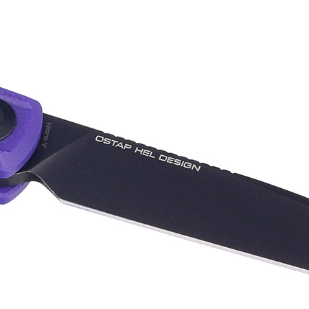 Nóż Civivi Knife Clavi Purple G10, Black Stonewashed Nitro-V by Ostap Hel (C21019-2)