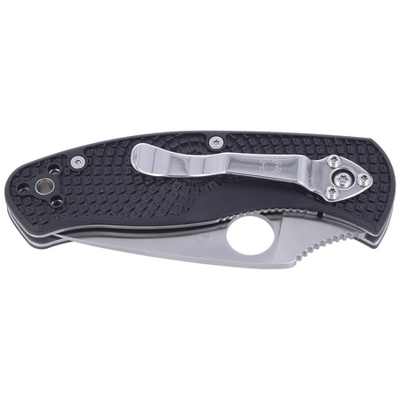 Nóż składany Spyderco Persistence Lightweight, Black FRN, Satin Plain (C136PBK)