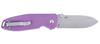 Nóż składany CRKT 2495 P - SQUID XM BUTTON LOCK Violet