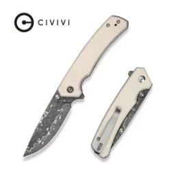 Nóż składany CIVIVI Merit Ivory G10, Damascus (C24012-DS1)