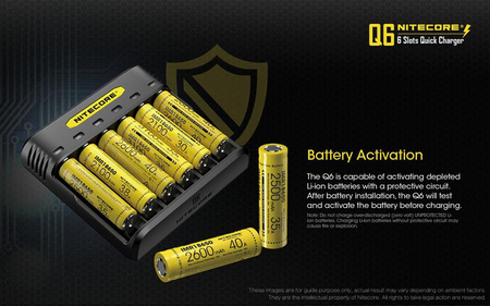 Ładowarka do akumulatorów - Nitecore Q6