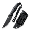 Nóż Civivi Stormridge Black G10, Black Stonewashed Nitro-V (C23041-1)