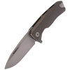 Nóż składany LionSteel ROK Titanium Bronze, Satin Blade (ROK B)