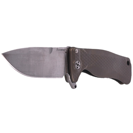 Nóż składany LionSteel SR22 Titanium Bronze, Satin Blade (SR22 B)