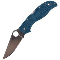 Nóż składany Spyderco Stretch 2 Blue FRN Straight Spine K390 (C90FP2K390)