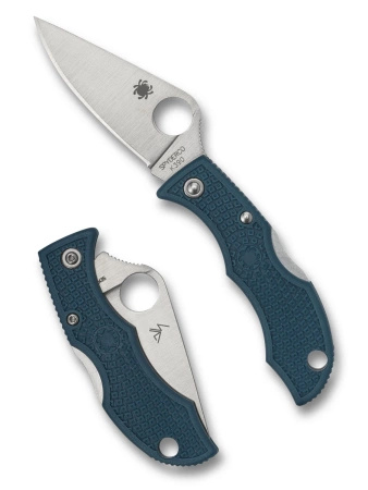 Nóż składany Spyderco Ladybug 3 Blue FRN, Satin K390 by Sal Glesser (LFP3K390)