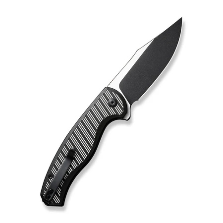 Nóż składany Civivi Stormhowl Black Aluminum, Black Stonewashed/Satin Nitro-V (C23040B-1)