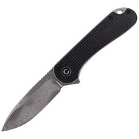 Nóż CIVIVI Elementum Flipper Twill Carbon Fiber / Black G10, Damascus (C907DS)