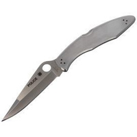 Nóż składany Spyderco Police Model Stainless Steel Plain - C07P