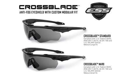 ESS - Okulary Balistyczne Crossblade One Smoke Gray - Przyciemniany - EE9032-08