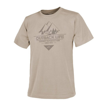 Helikon - Koszulka T-Shirt Outback Life - Beige Beżowy