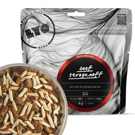 LYOFOOD Expedition - Racja żywnościowa liofilizowana - Strogonow z makaronem 500g