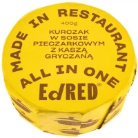 EdRed - Danie Kurczak w sosie pieczarkowym z kaszą gryczaną 400 g