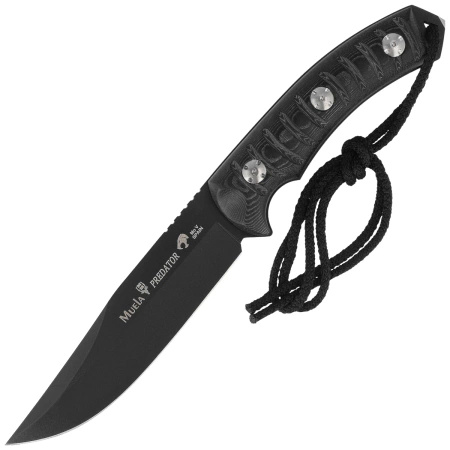 Nóż Muela Predator-14N Black Micarta, Black X50CrMoV15